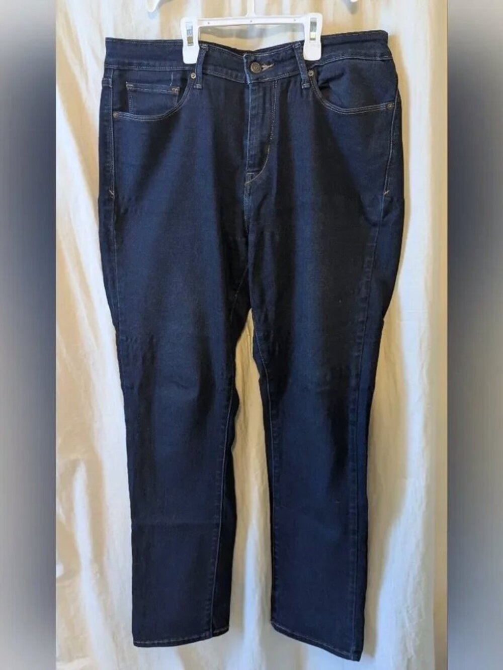 Levi's Women's Midnight Blue Mid Rise Skinny Jeans Size 14